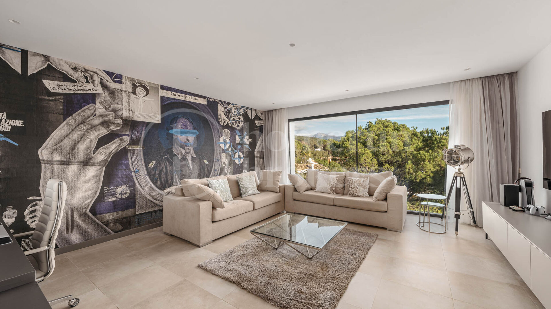 Villa Ciervo - Elegant Mästerverk med Havsutsikt i El Madroñal