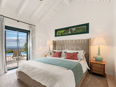 Villa Fabiola - Klassisk villa med panoramautsikt över Medelhavet i El Madroñal, Benahavis