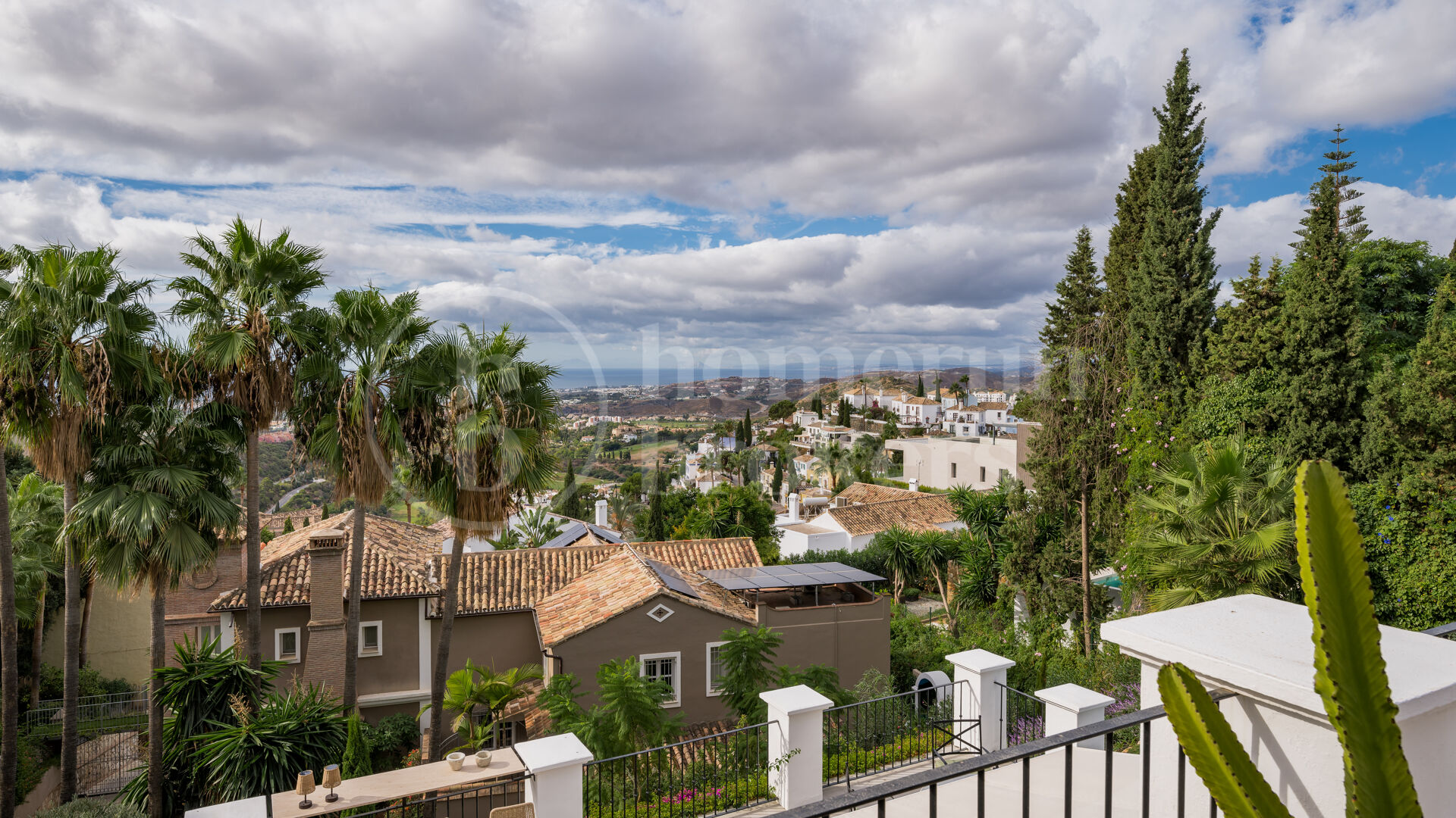 Villa Fabiola - Klassisk villa med panoramautsikt över Medelhavet i El Madroñal, Benahavis