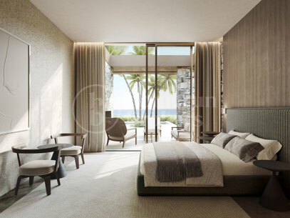 Villa Horizon – Under uppbyggnad med första linjen till havet