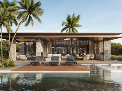 Villa Horizon – Under uppbyggnad med första linjen till havet