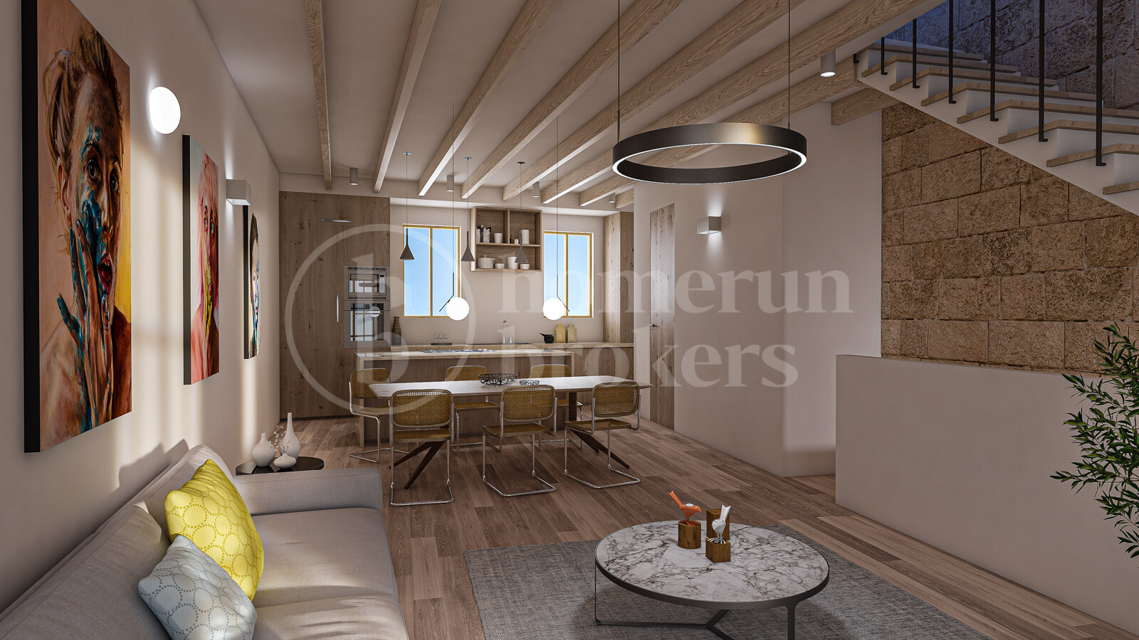 Casa Moli - Refurbished townhouse in Santa Catalina