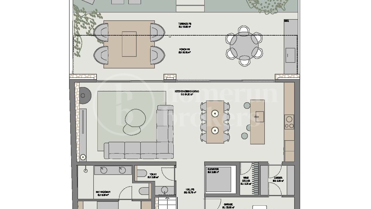 Olivo I – Nybyggt radhus i Santanyí