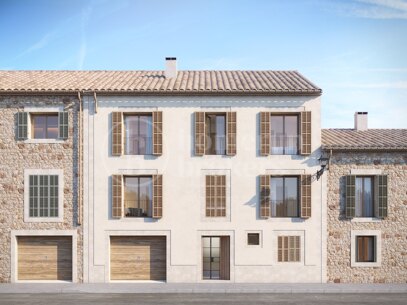 Olivos II - Mediterranean townhouse under construction