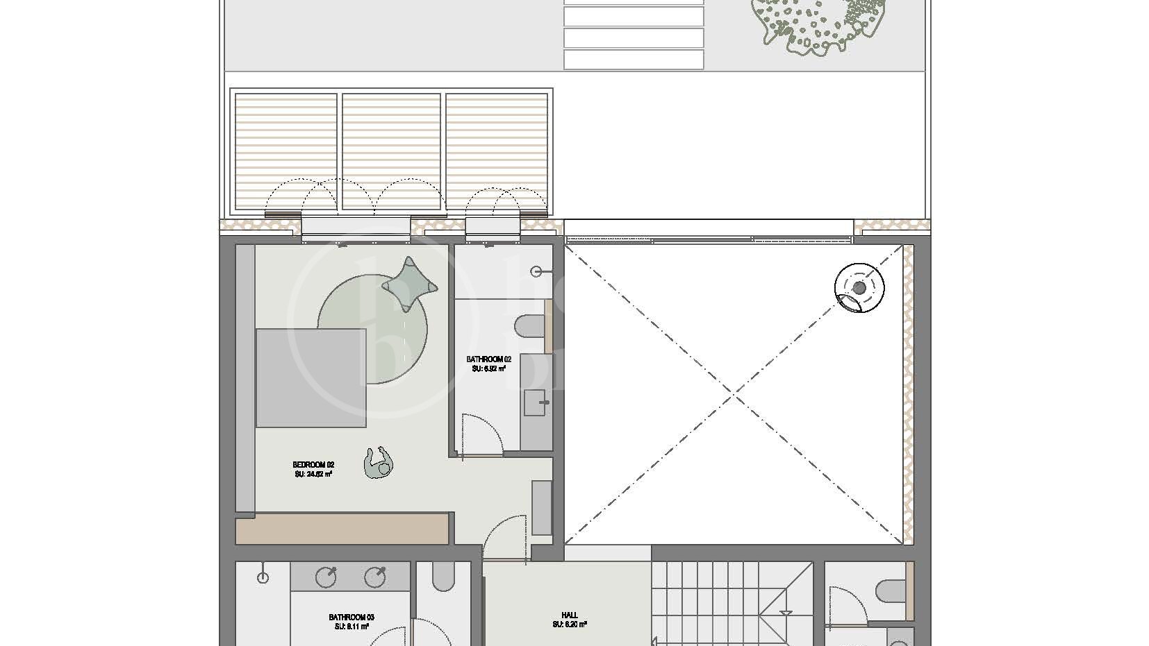 Olivos II - Mediterranean townhouse under construction