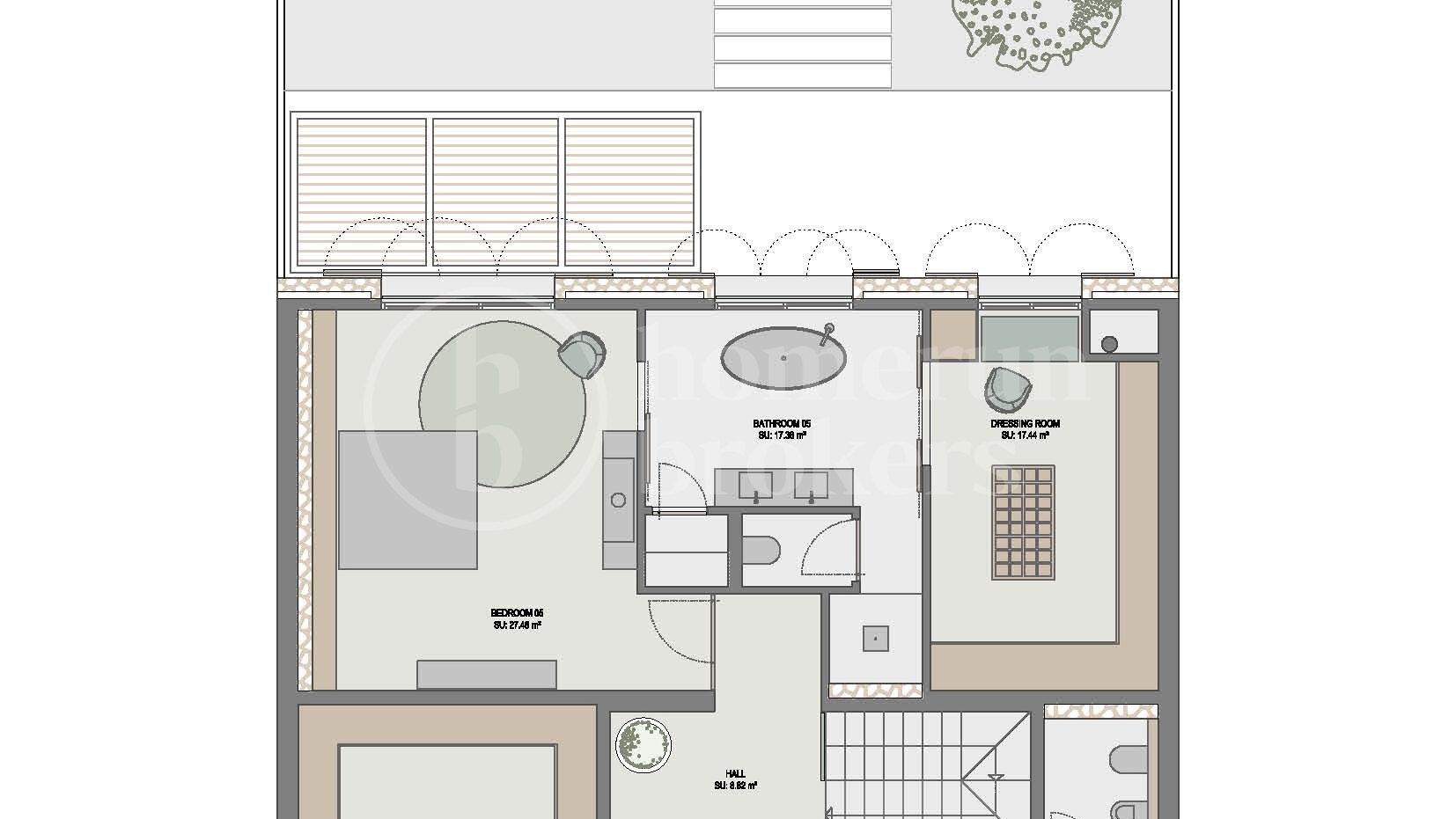 Olivos II - Mediterranean townhouse under construction