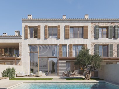 Olivos II - Mediterranean townhouse under construction