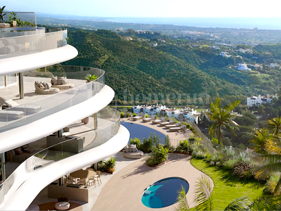 Penthouse Sky - Panoramic Sea Views Penthouse in Benahavis