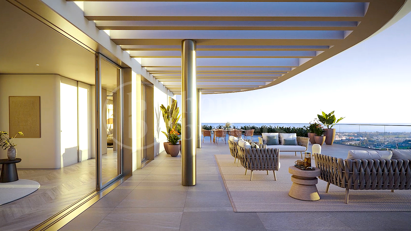 Penthouse Sky - Panoramic Sea Views Penthouse in Benahavis