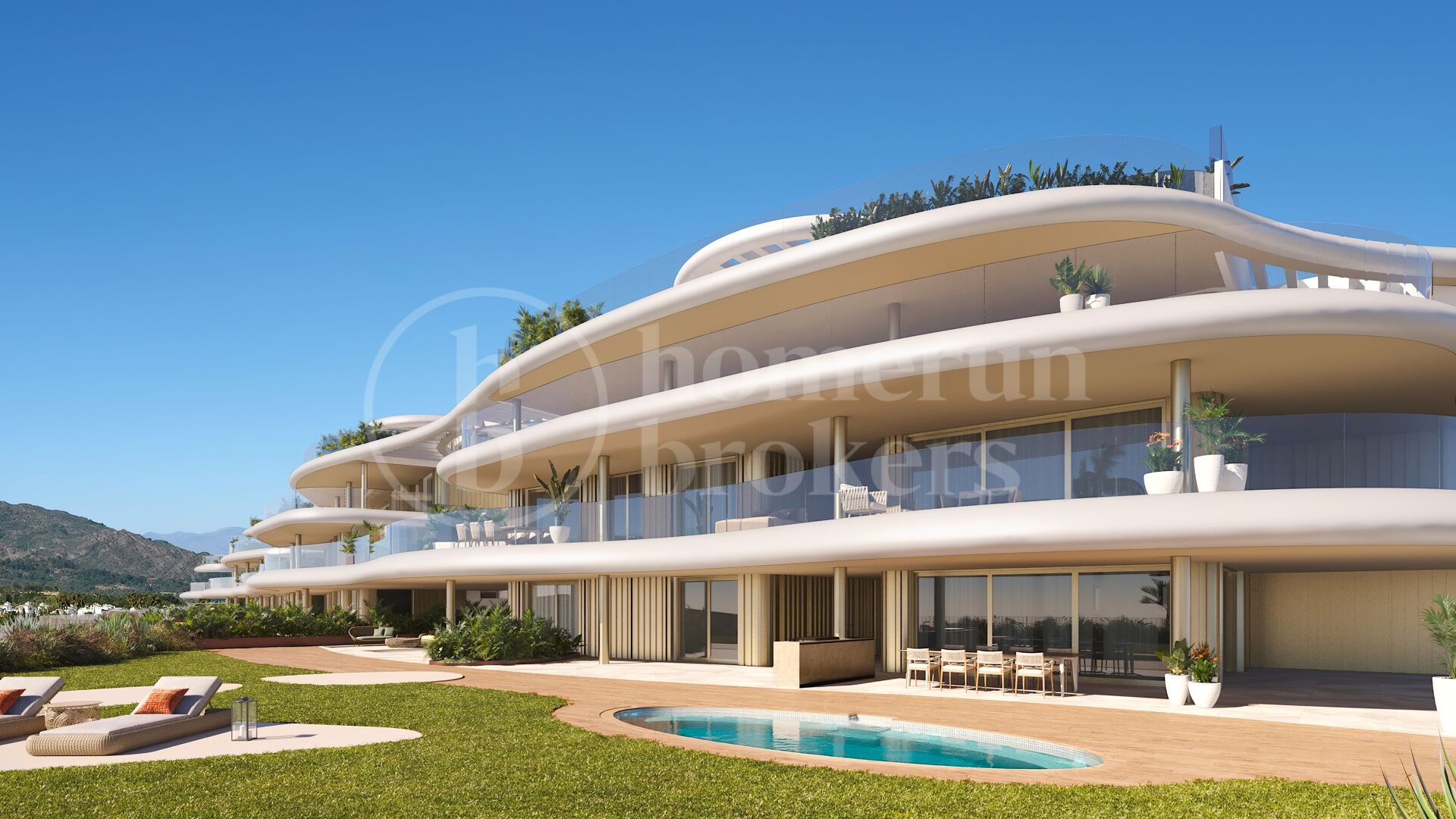 Penthouse Sky - Takvåning med panoramautsikt över havet i Benahavis
