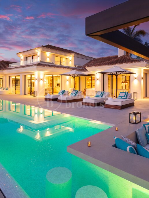 Cobre 37 - Elegant VIlla frontline golf in Nueva Andalucia, Marbella.