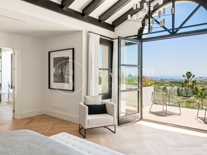 Villa Cerquilla - Villa med havsutsikt i La Cerquilla, Nueva Andalucia, Marbella
