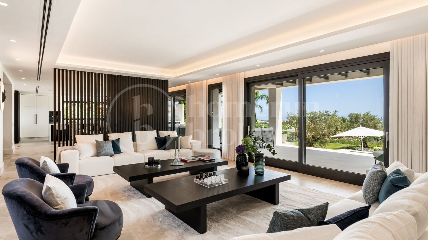 Villa Cerquilla - Villa med havsutsikt i La Cerquilla, Nueva Andalucia, Marbella