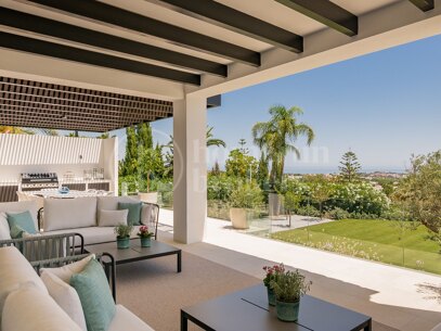 Villa Cerquilla - Villa med havsutsikt i La Cerquilla, Nueva Andalucia, Marbella