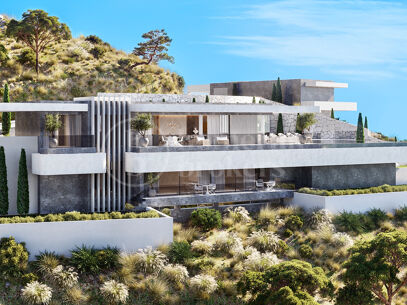 Villa Shava - Luxurious 4-Bedroom Home with Panoramic Views, Benahavís