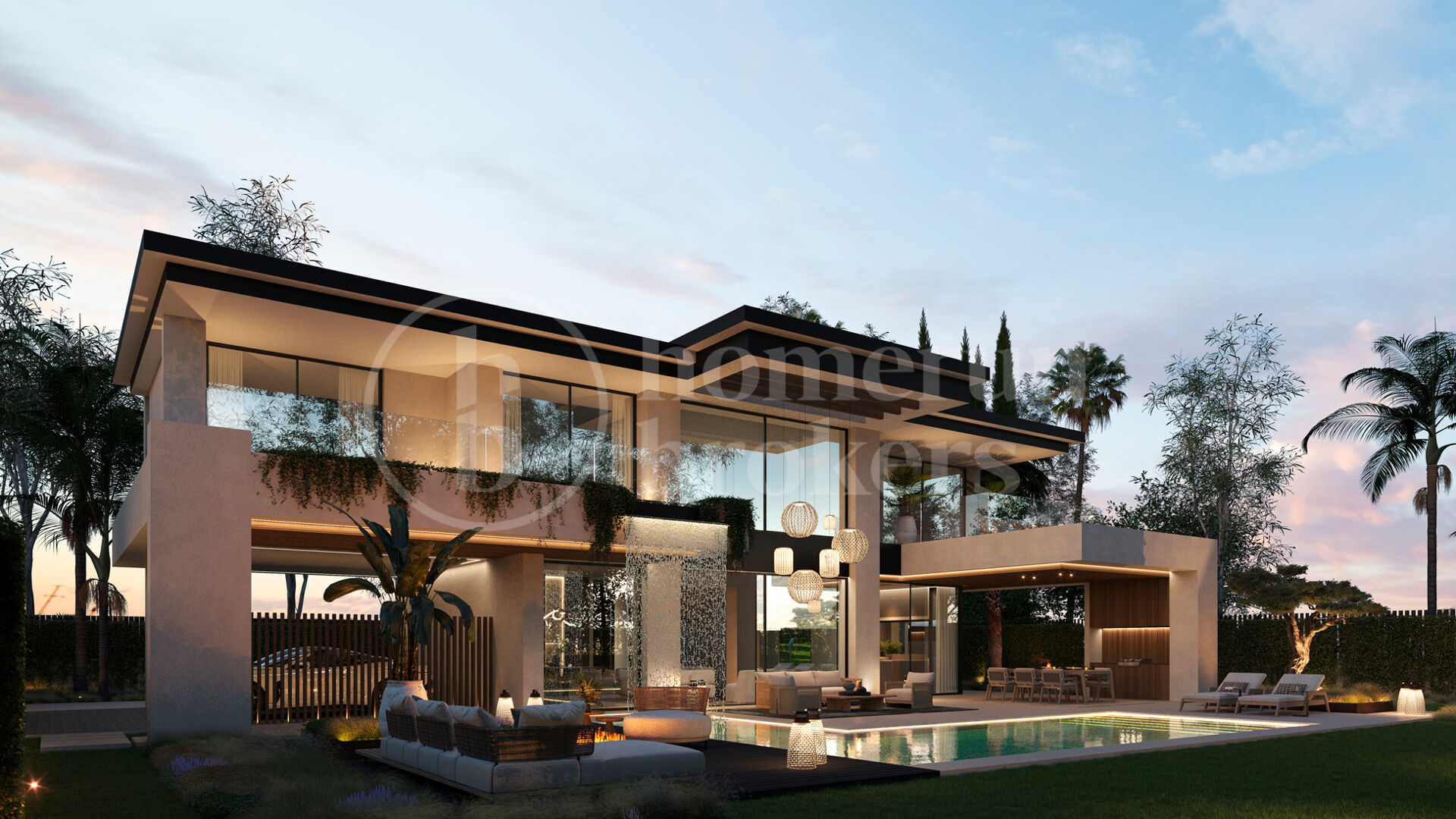 Be Seven - Lyxiga villor utanför planen i Gated Community, Cortijo Blanco, San Pedro