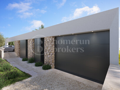 Villa Oceanview – Modern villa under konstruktion med panoramautsikt över havet