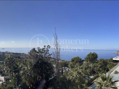 Villa Oceanview – Modern villa under konstruktion med panoramautsikt över havet