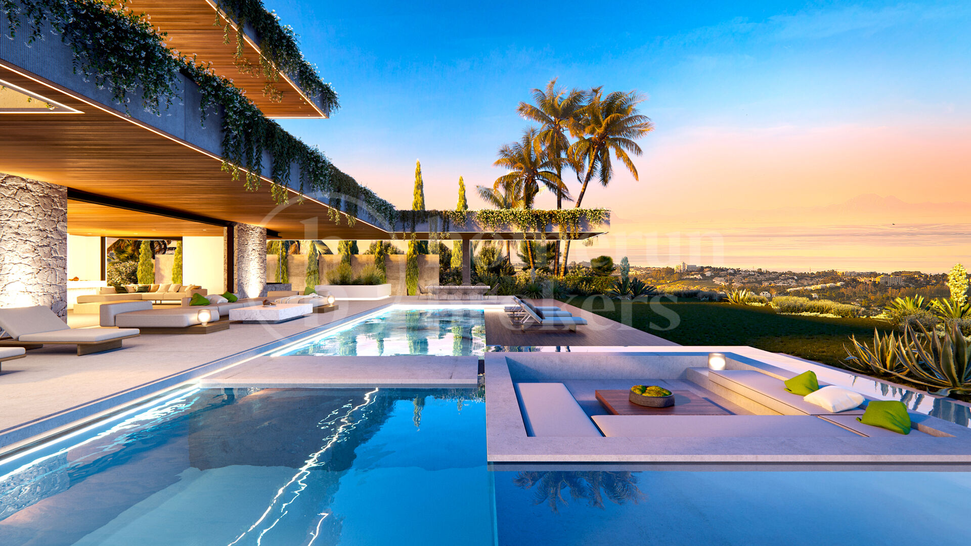 Sky Marbella - Lyxig Benahavís-villa med fantastisk utsikt över Medelhavet