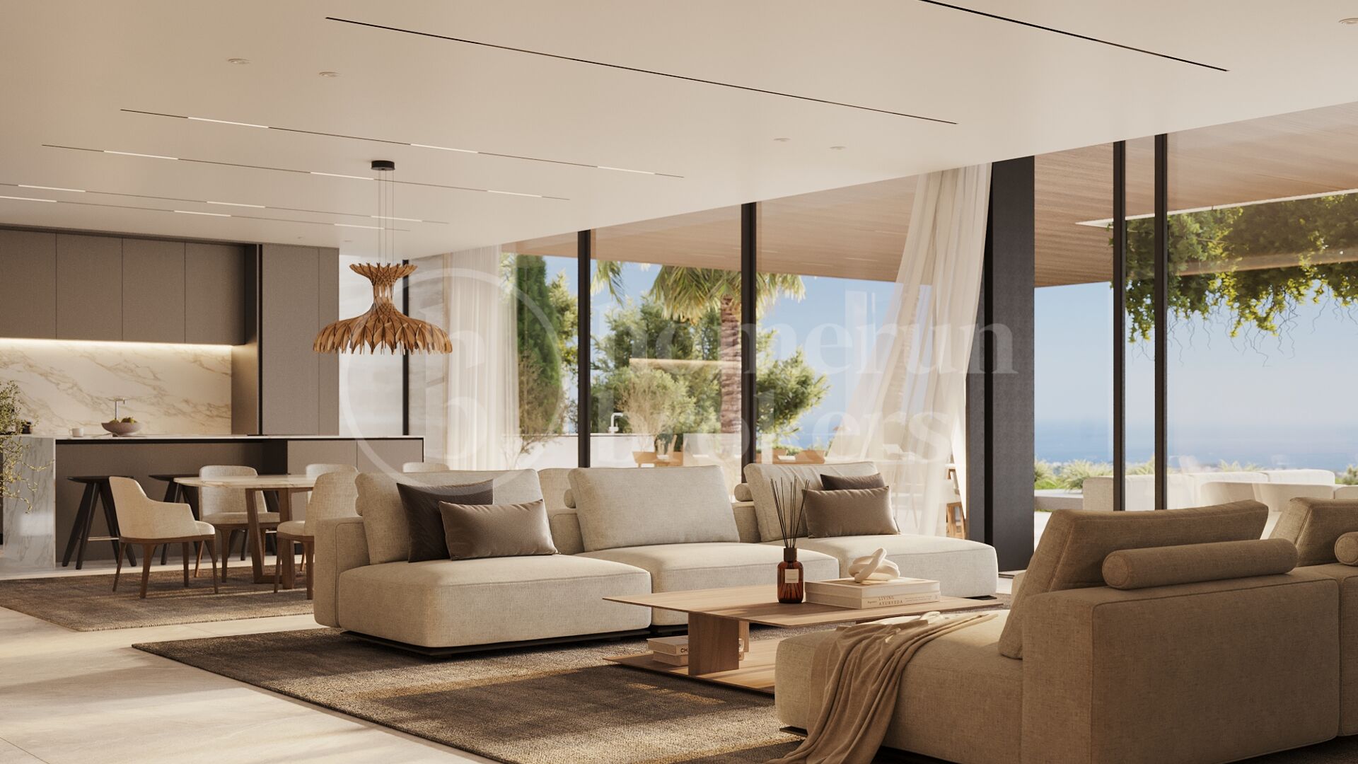 Sky Marbella - Lyxig Benahavís-villa med fantastisk utsikt över Medelhavet