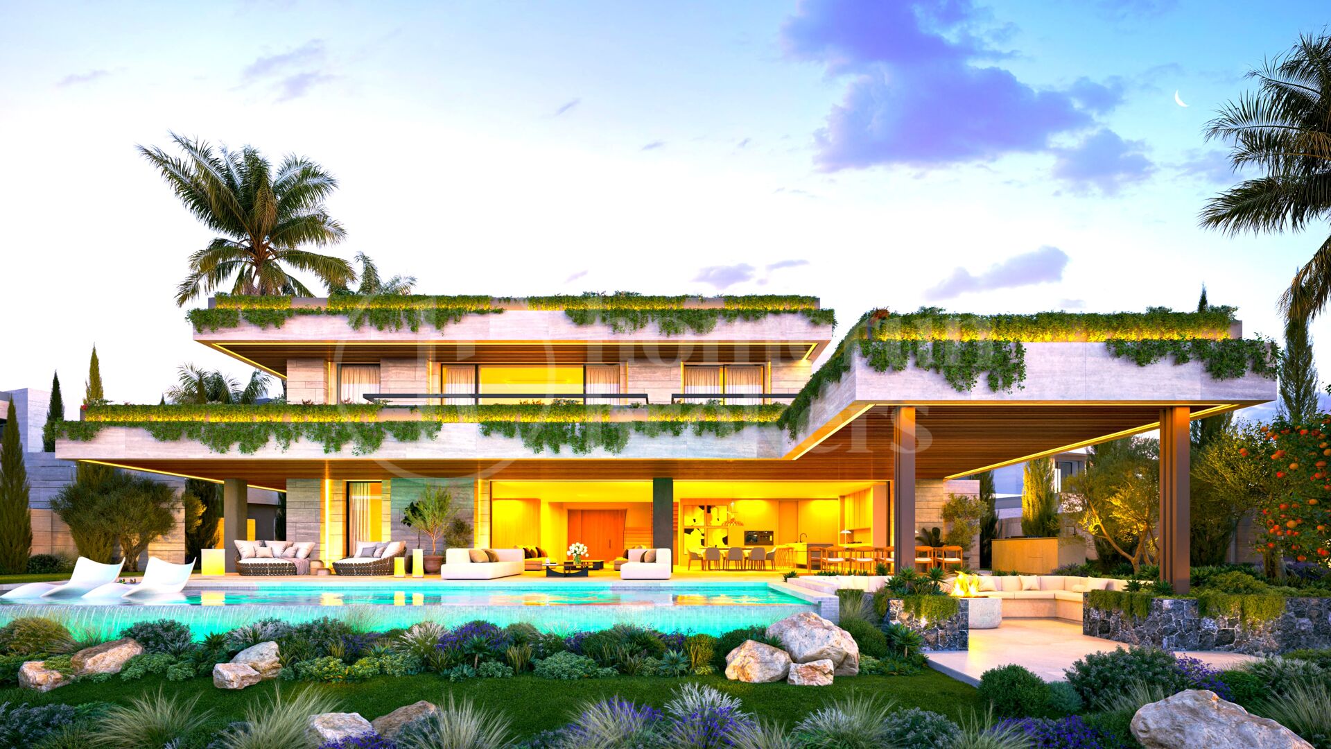 Sky Marbella - Lyxig Benahavís-villa med fantastisk utsikt över Medelhavet