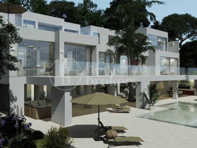 Villa Bleue - Modern front line villa with private sea access