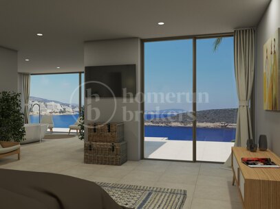 Villa Bleue - Modern front line villa with private sea access