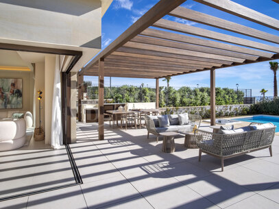 Villa Los jardines - Strandpromenad i den nya Golden Mile, Estepona