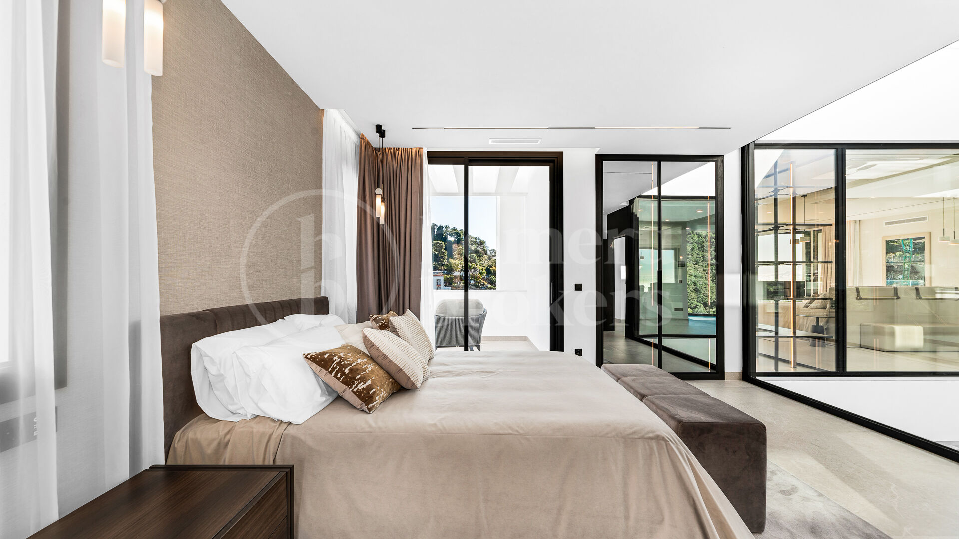 Villa Alfa - Ett Modernt Mästerverk i El Madroñal, Benahavís