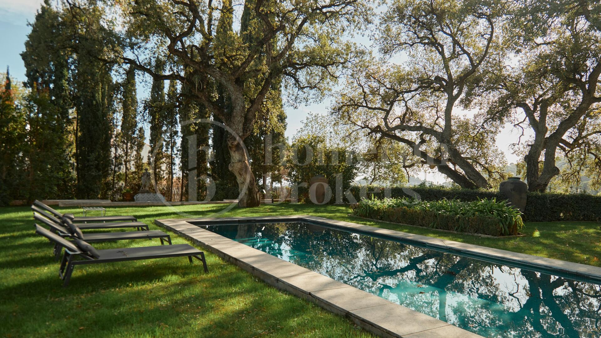 Villa Santa Katerina - med panoramautsikt i El Madroñal, Benahavis