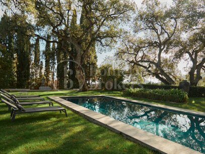 Villa Santa Katerina - med panoramautsikt i El Madroñal, Benahavis