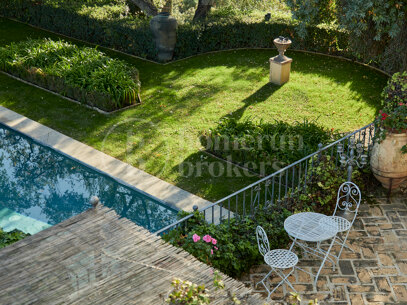 Villa Santa Katerina - med panoramautsikt i El Madroñal, Benahavis