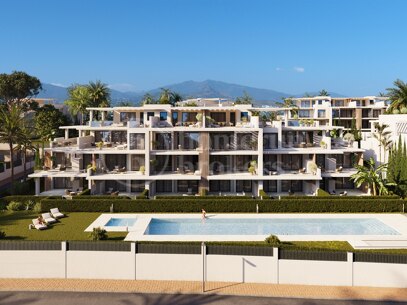 Penthouse Royale - Strandnära i nya Golden Mile, Estepona