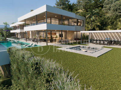 Villa Tiffany – Ett samtida mästerverk i El Madroñal, Benahavís