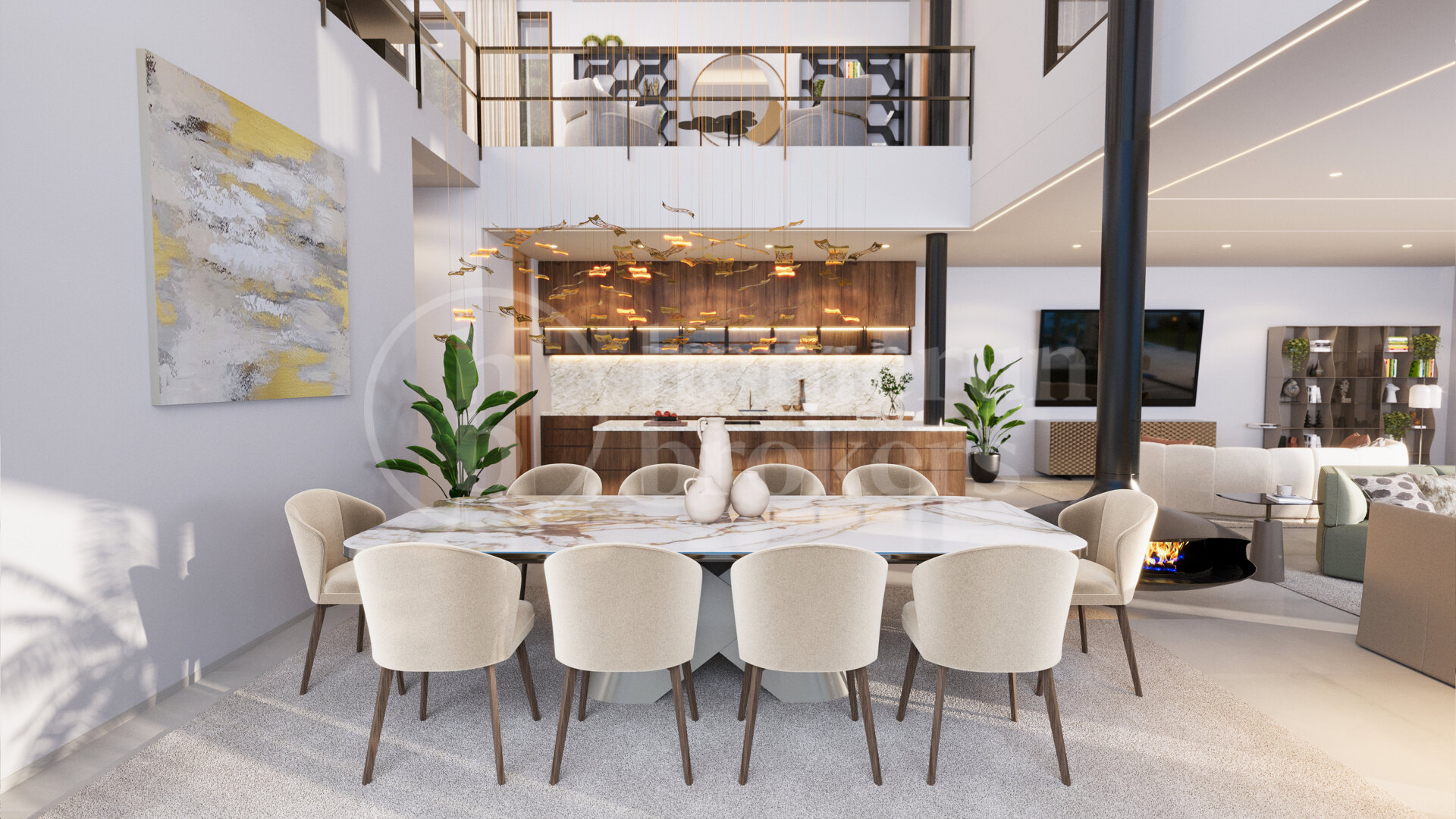Villa Tiffany – Ett samtida mästerverk i El Madroñal, Benahavís