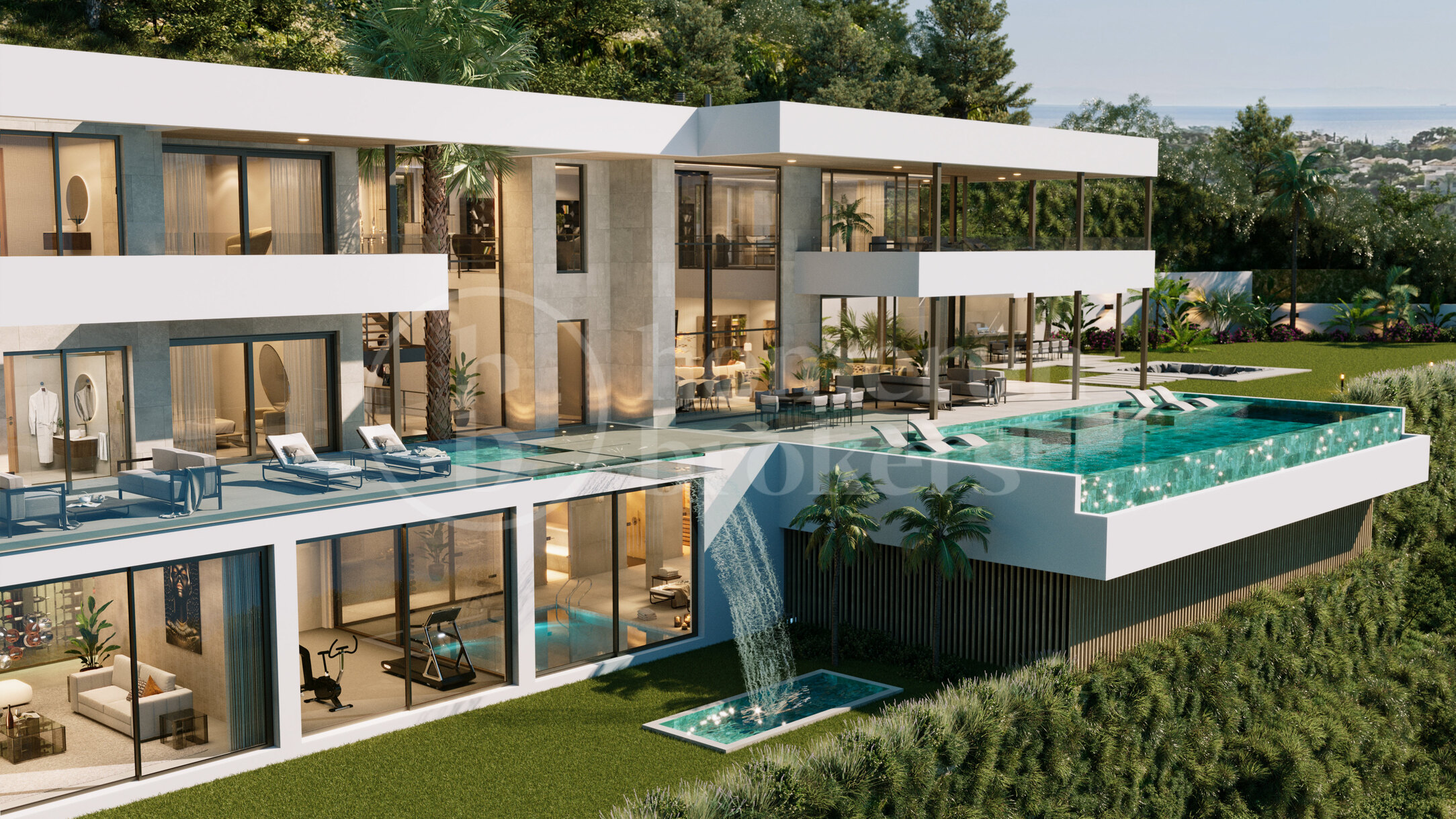 Villa Tiffany – Ett samtida mästerverk i El Madroñal, Benahavís