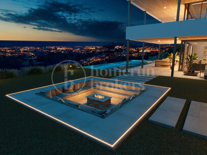 Villa Tiffany – Ett samtida mästerverk i El Madroñal, Benahavís