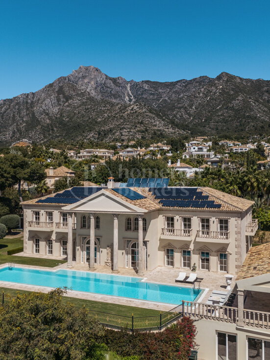 Villa Sinfonía - Luxury Neoclassical Estate with Panoramic Sea Views in Sierra Blanca