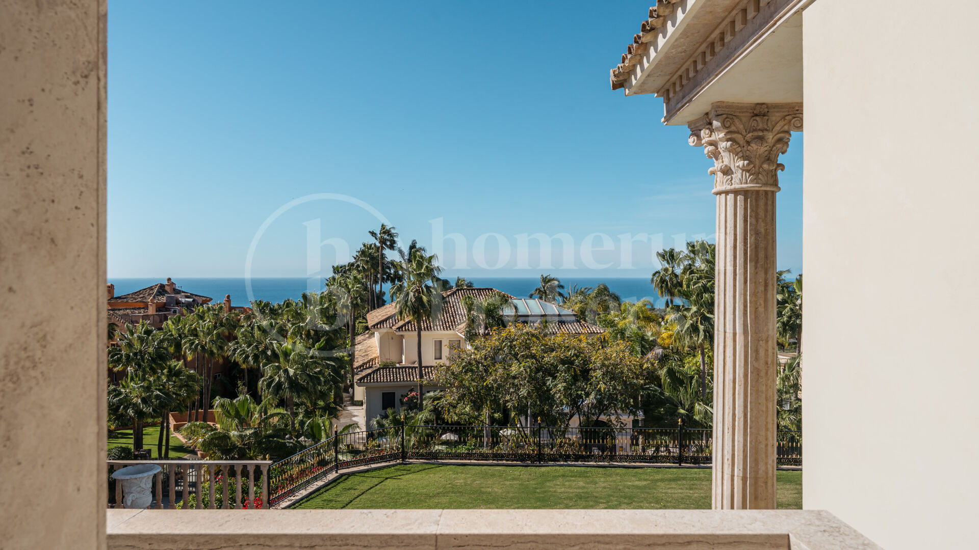 Villa Sinfonía - Lyxig neoklassisk egendom med panoramautsikt över havet i Sierra Blanca