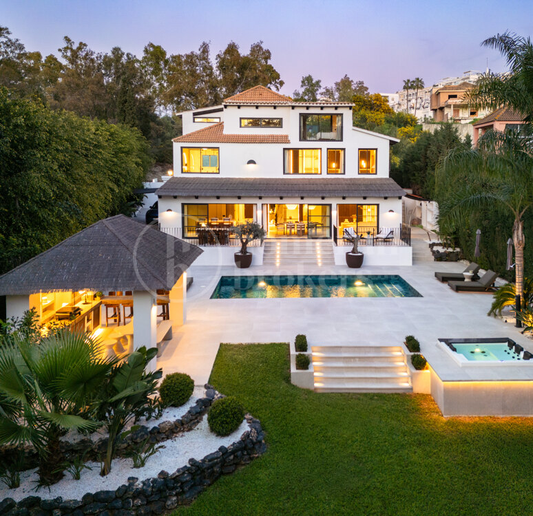 Villa Prado - Modern Japandi Villa i Nueva Andalucía