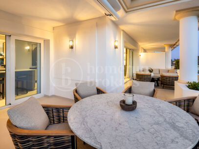 Penthouse Marismas 1 - Elegant Duplex with Sea Views in Marbella Golden Mile