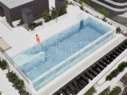 Penthouse Octavia 41 – Lyxfront Beach Duplex i Málaga