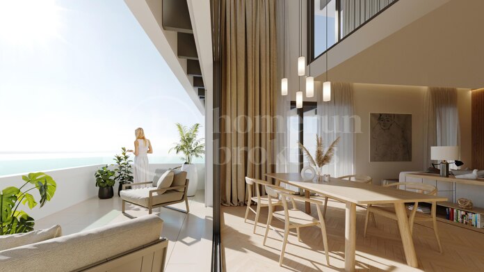 Penthouse Octavia 41 – Luxury Frontline Beach Duplex in Málaga