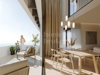Penthouse Octavia 41 – Lyxfront Beach Duplex i Málaga