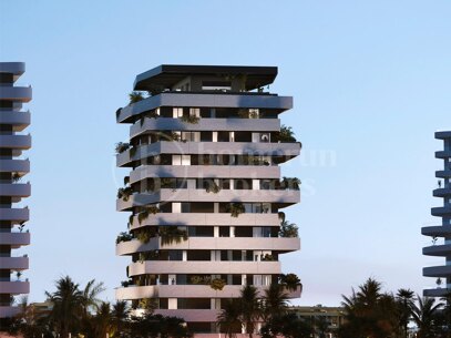 Penthouse Octavia 40 – Lyxfront Beach Duplex i Málaga