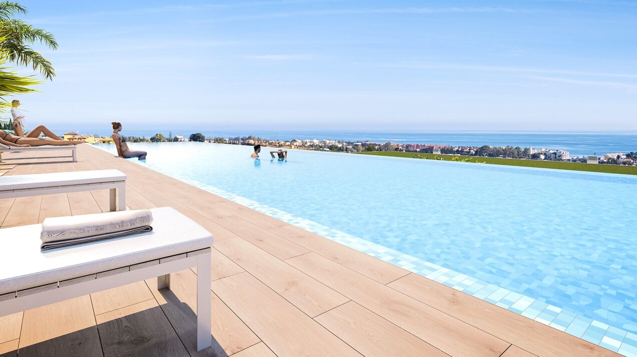 New project in the New Golden Mile with spectacular sea views