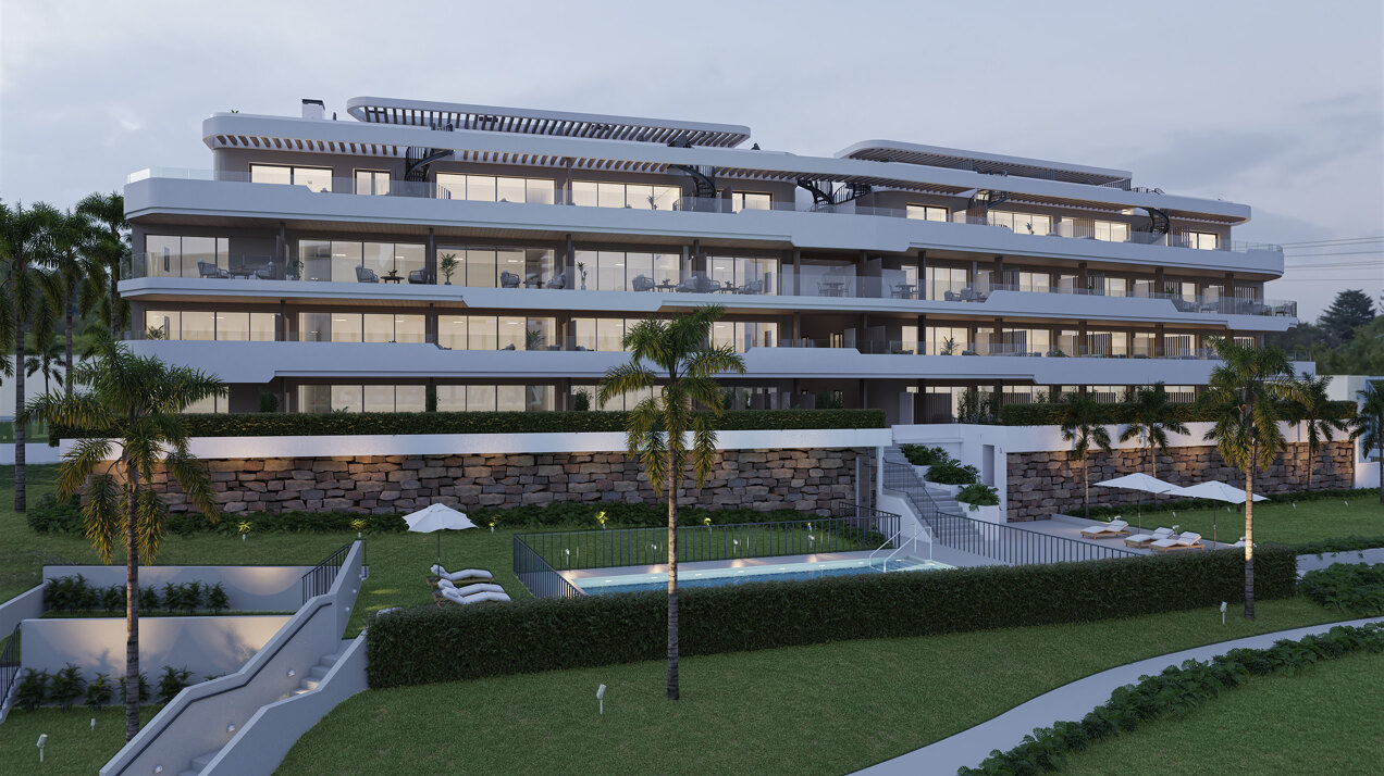 Exclusivo residencial de 38 viviendas con impresionantes vistas al mar