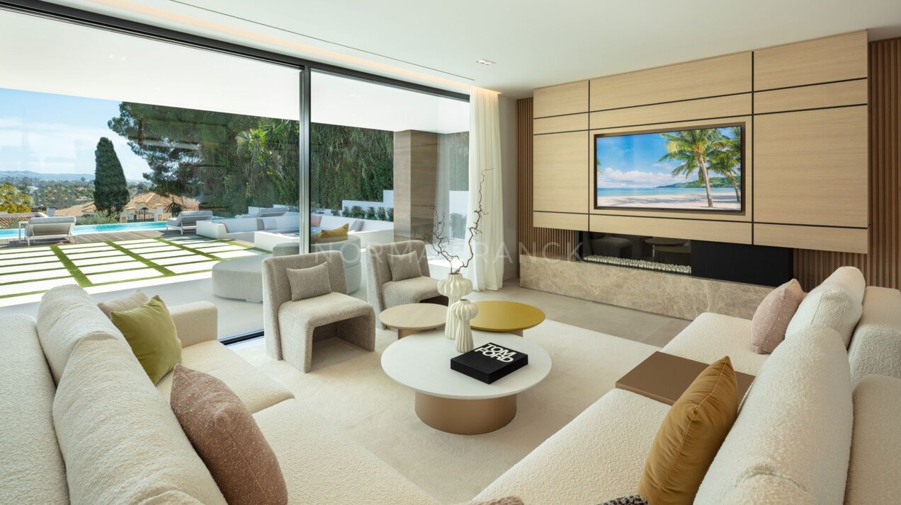 Villa Camellia - contemporary villa nestled in the prestigious Golf Valley of Nueva Andalucía