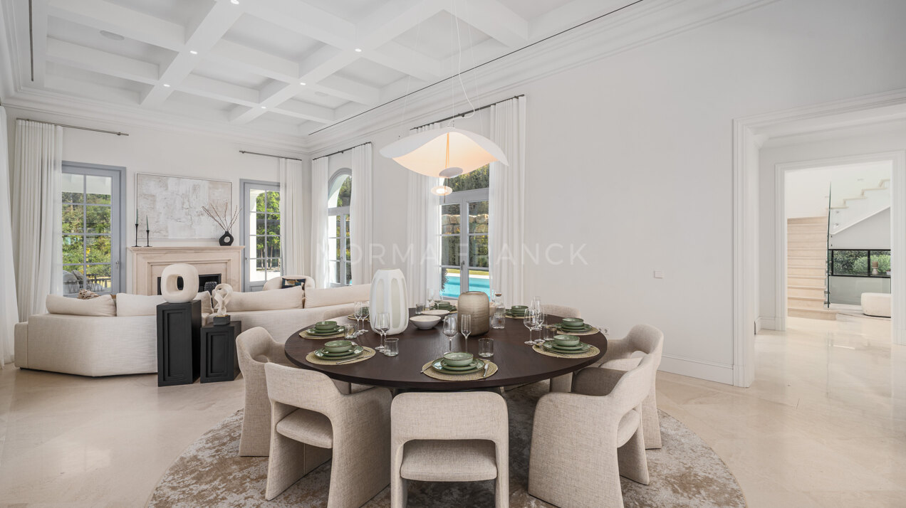 Villa Valora - A Masterpiece of Modern Elegance and Classical Charm in La Cerquilla