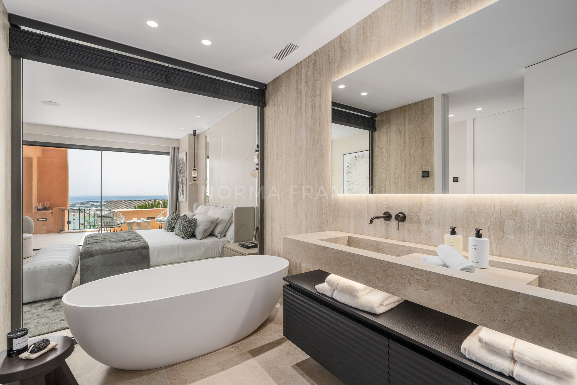 Les Belvederes A5 - Elegant Elevated Ground Floor apartment with Sea Views in Les Belvederes, La Cerquilla – Nueva Andalucía